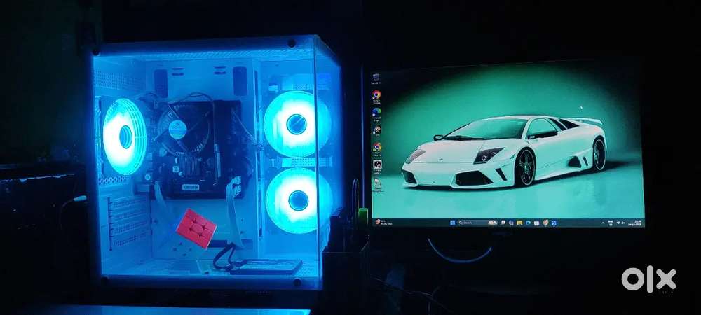 Gaming computer setup