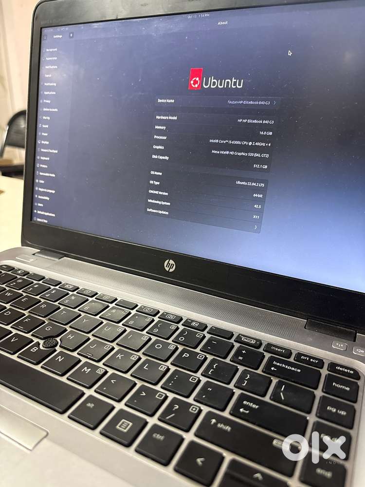  HP EliteBook 840 G3 (Dual Boot – Windows + Ubuntu)