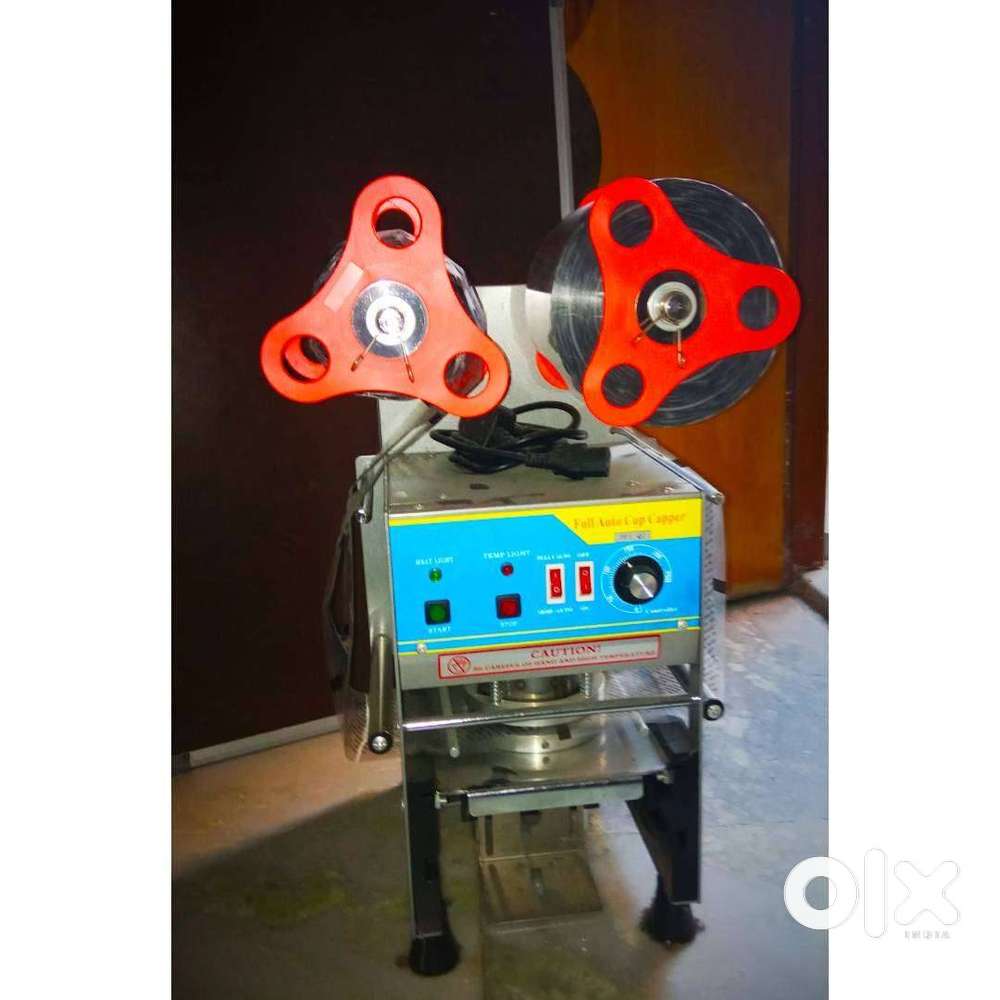 Automatic and semi-automatic cup sealing machine