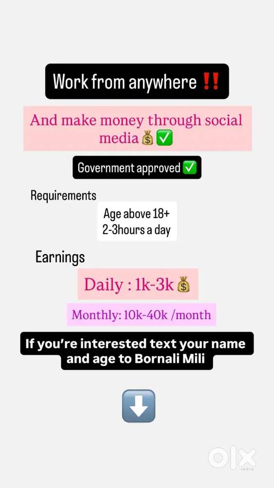 Achiever club ( work from home) no experience. But 18 + age