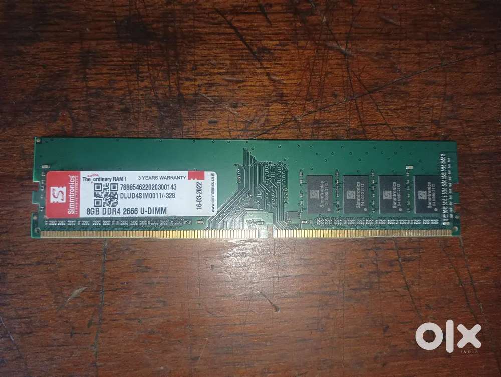 Simmtronics DDR4 8GB RAM 2666Mhz