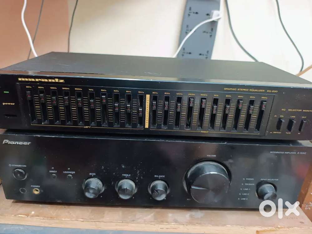 MARANTZ Equalizer pioneer integrated 2 channel amplifier