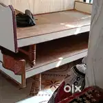 Single bed seti (2 nos.) saag. Without mattress