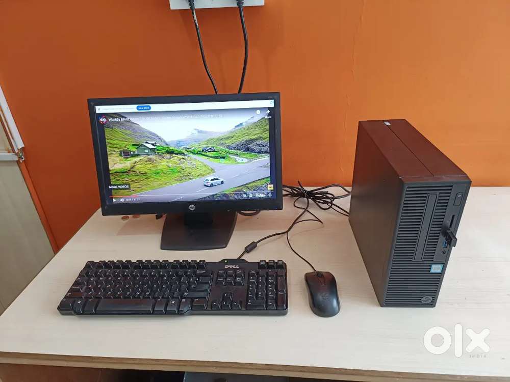 Hp i5 6th gen 3ghz/8gb/256gb/19 hp led