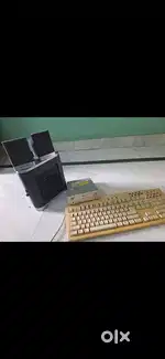 Keyboard, DVD Rom CD writer and speaker