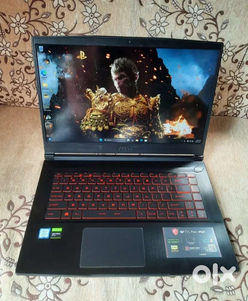 Selling my msi gaming laptop available with i5 9th gen , 8 GB Ram