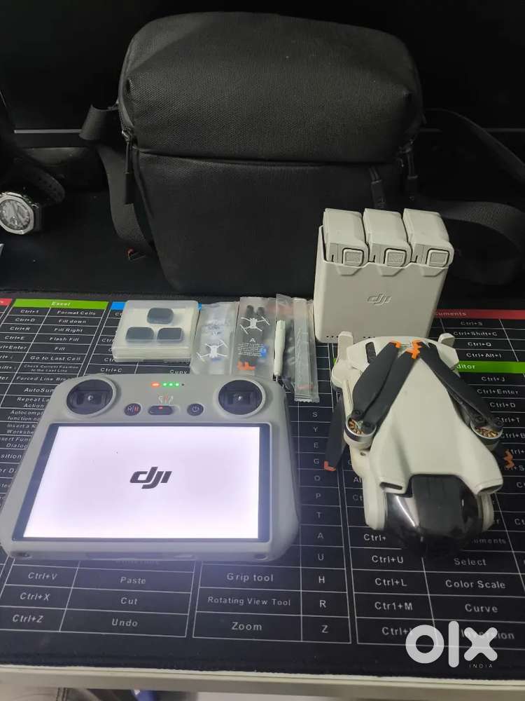 Dji mini 3 fly more combo with rc 2 remote , with 3 ND filter.