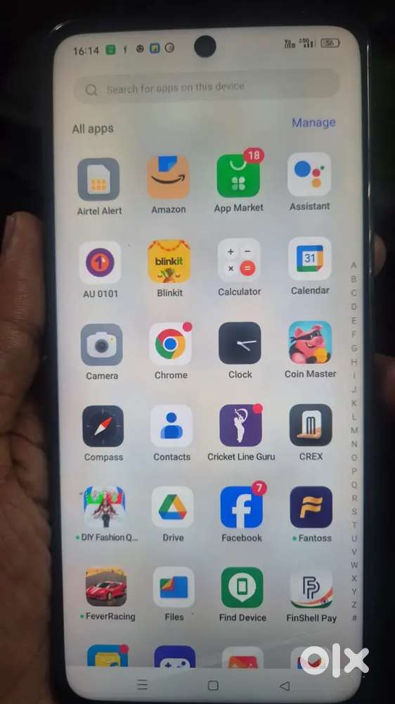 Oppo f23 5G (8/256 GB)