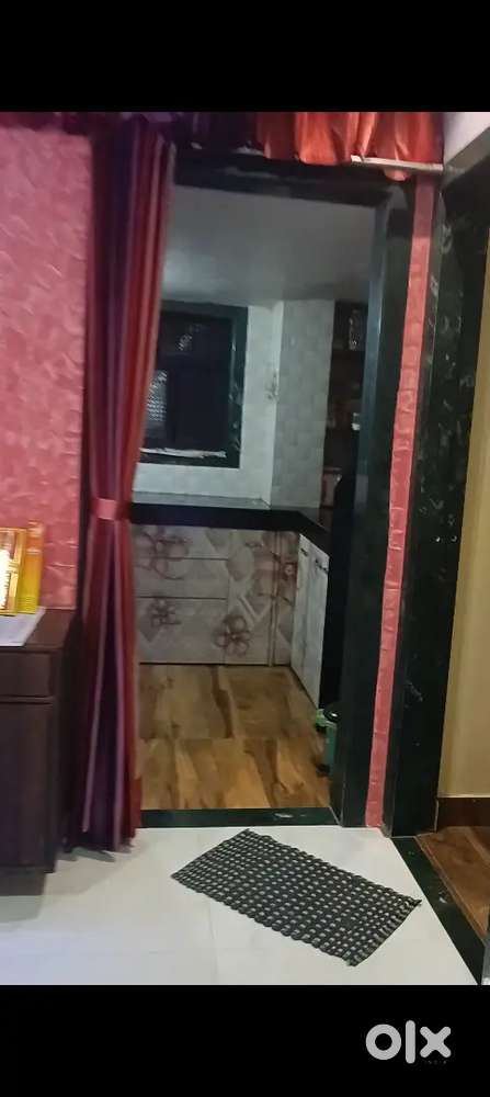 1.5 bhk  semi furnished