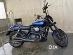 Well maintained harley davidson 750 customised handlebar and exhaust