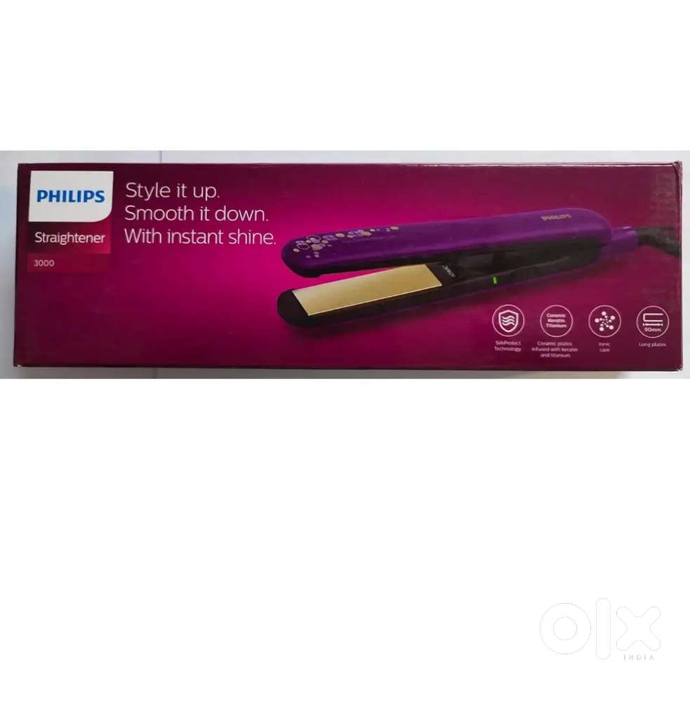 Philips Hair Straightener Bhs336/00 - Purple