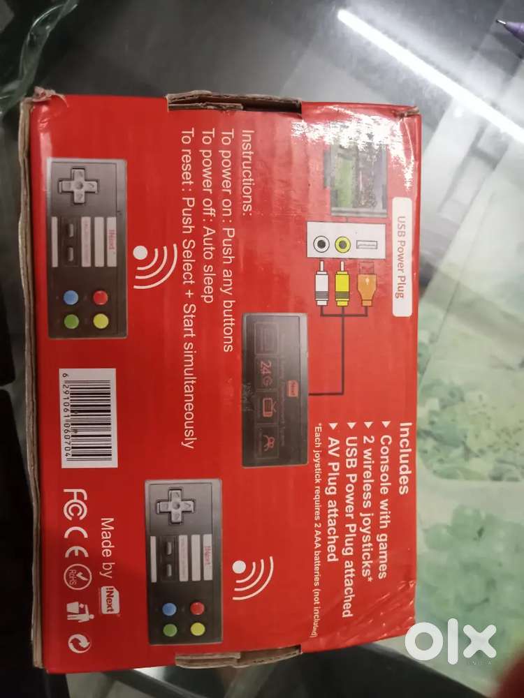 Wireless mini game box ,av and usb, 3000 exiting retro games in one