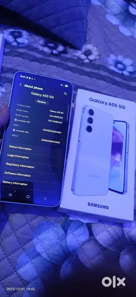 Samsung A55 not used this phone