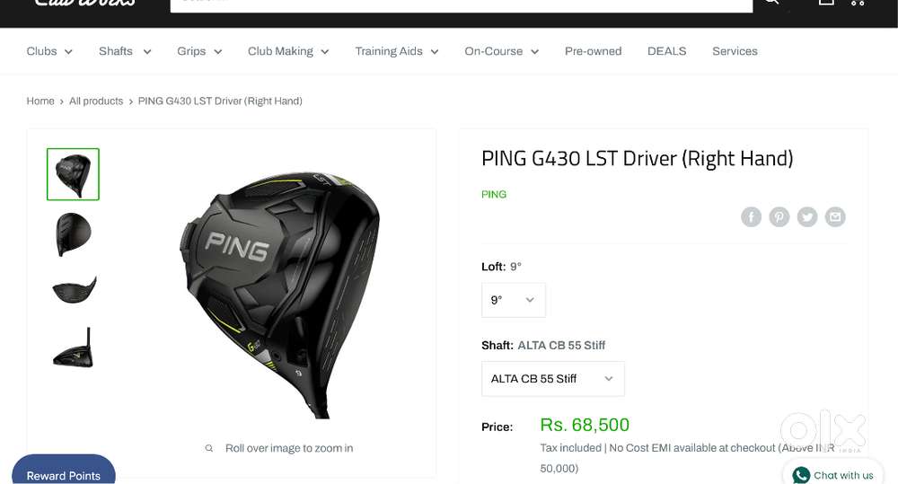 PING G425 and G430 LST Driver and SHAFT PING i500 Irons for Sale
