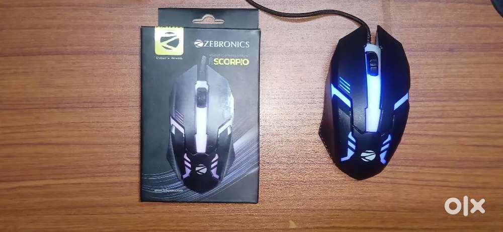 Zebronics scorpion wired gaming mouse
