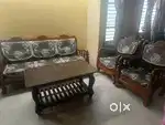 Wooden sofa set