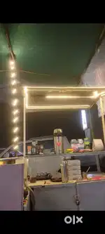 Metal counter with wheels