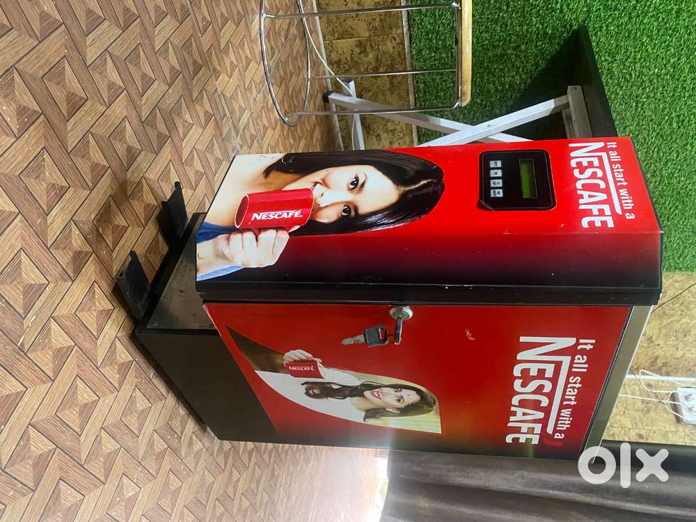 Nescafe tea and coffee vending machine.
