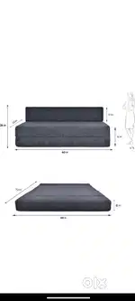 Sofa cum bed. 3 seater 5x6
