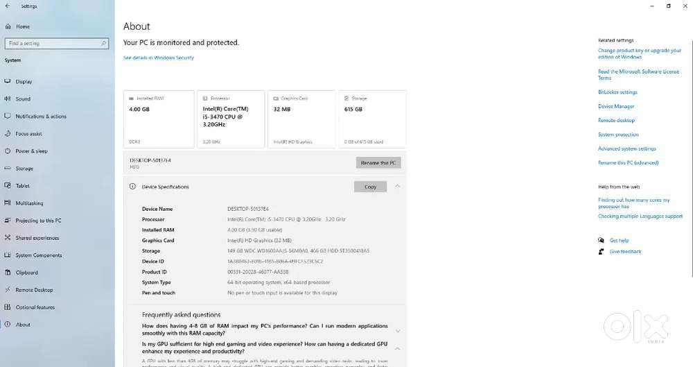 PC-Desktop windows 10 pro