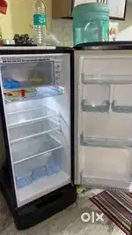 Bed + Fridge new condition with polythene only 5 month used