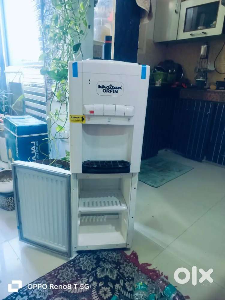 Water dispensers hot and cold water supply with freezer