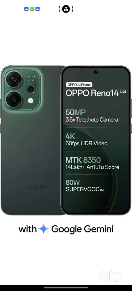 Oppo reno 5g 12gb Ram 512gb memory