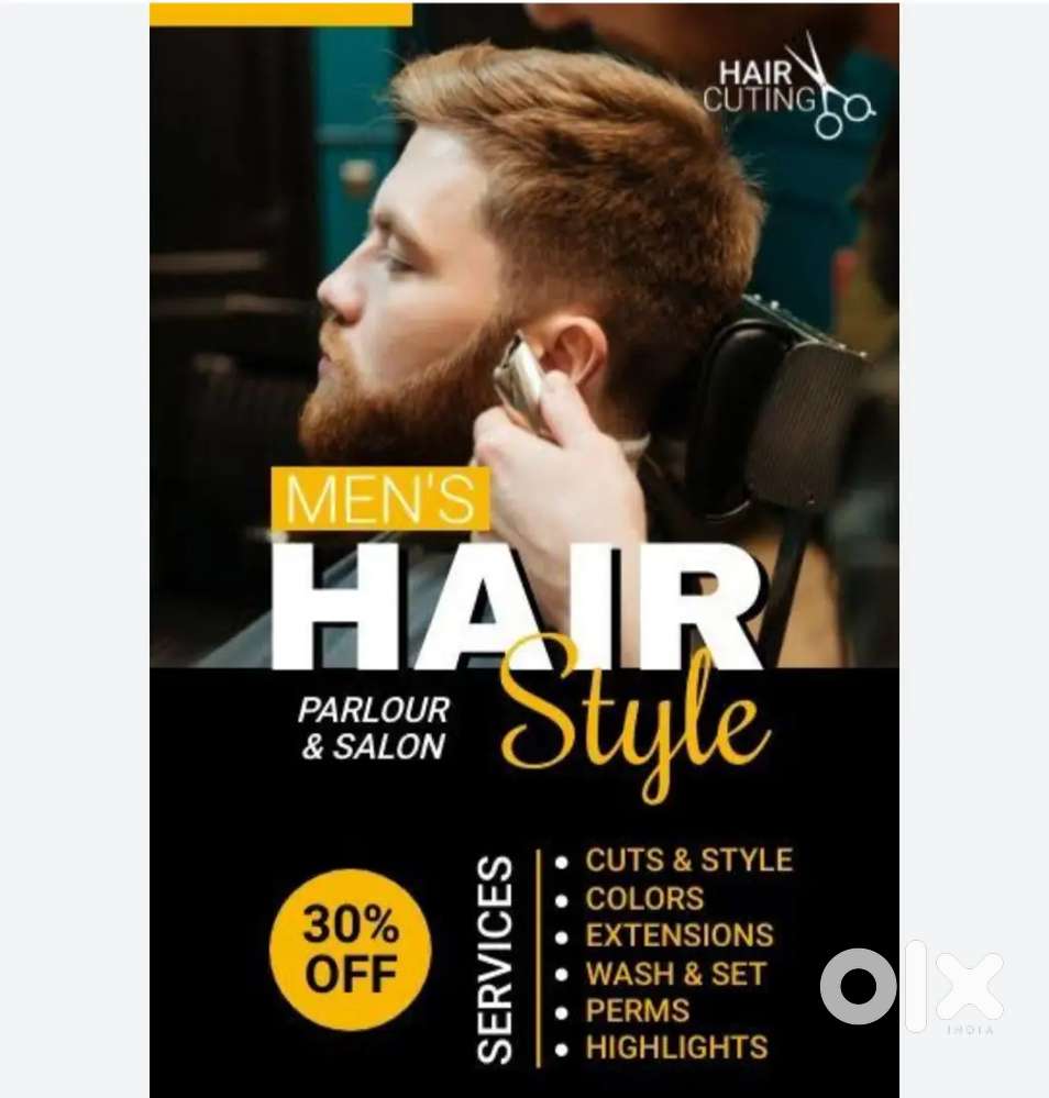 Need barber for men's parlour and Saloon