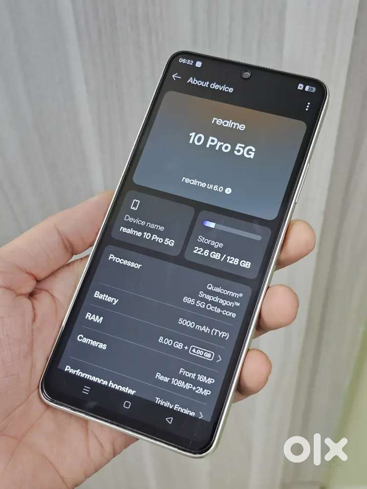 Realme 10 Pro 5G 8gb ram 128gb storage