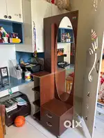 dressing table with mirror