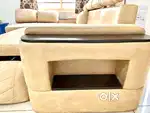 Move out sale : Sofa cum bed with Hydraulic Storage and Center table