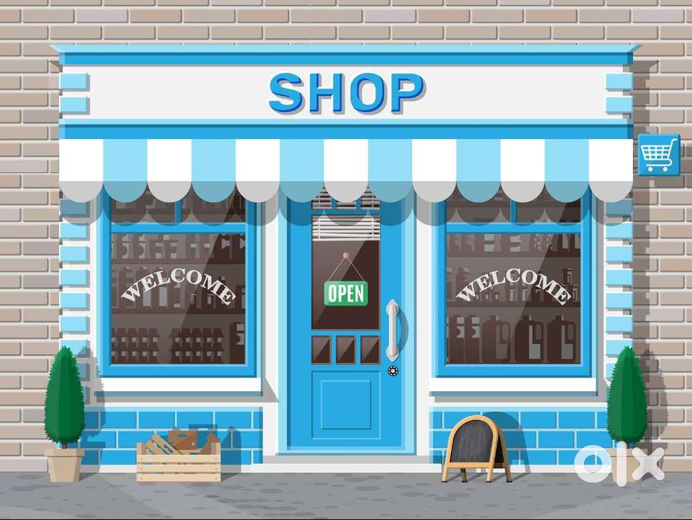 280 sqft shop or showroom space rent in New Alipore main road Rs-40000