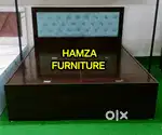 HAMZA FURNITURE New designer stylish particle Board wood BED