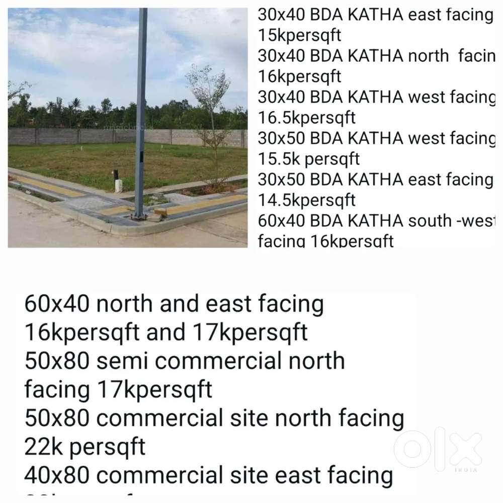 Prime BDA sites for sale