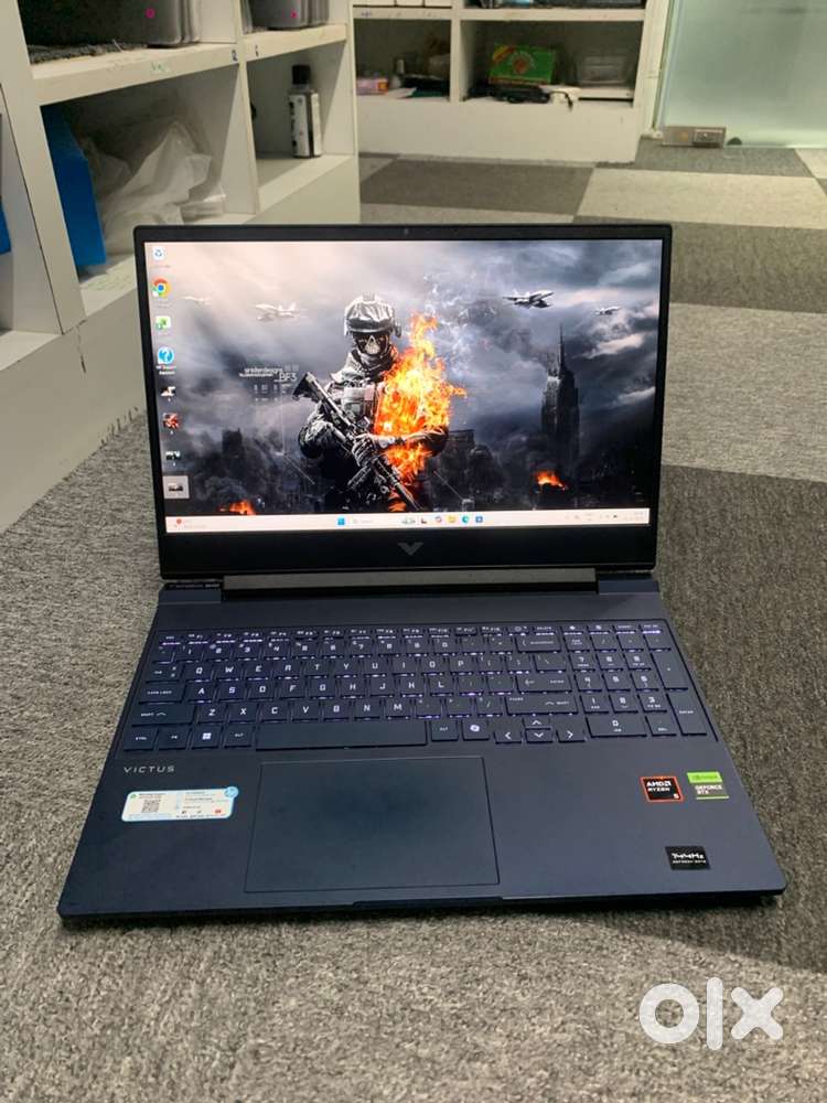 HP Victus gaming  8th gen  AMD RYZEN-16GB-512GB  RTX 3050 WARRANTY