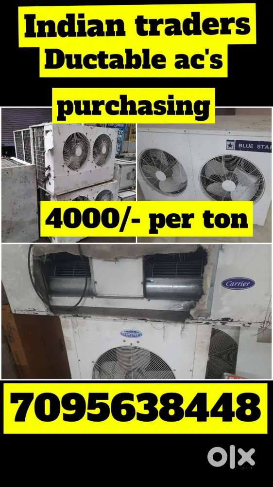 Indina trader's we buy dead ductable ac'