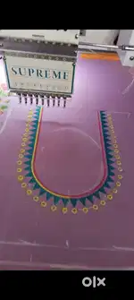 Computer embroidery Superme machine