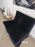 Black 5 seater sofa set.