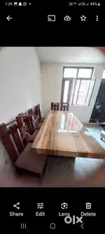 6 chir dining table  new hai