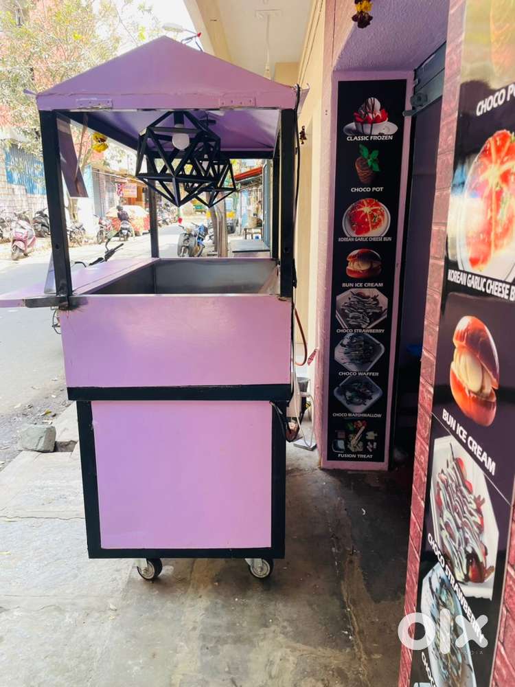 Food cart with Deep frezzer