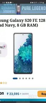 Samsung s20fe Good condition no bill box