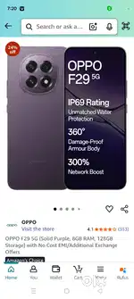 Oppo F29 price 18000 good condition