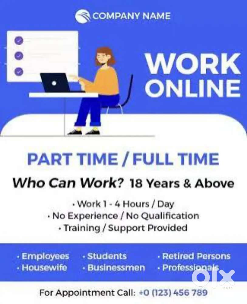 Part time / Full time work FROM home