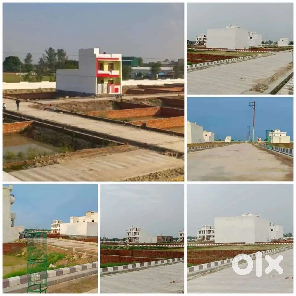 घर बनाने वाली अप्रूव्ड जमीन सुल्तानपुर रोड पर स्टाम्प चार्ज फ्री केसाथ