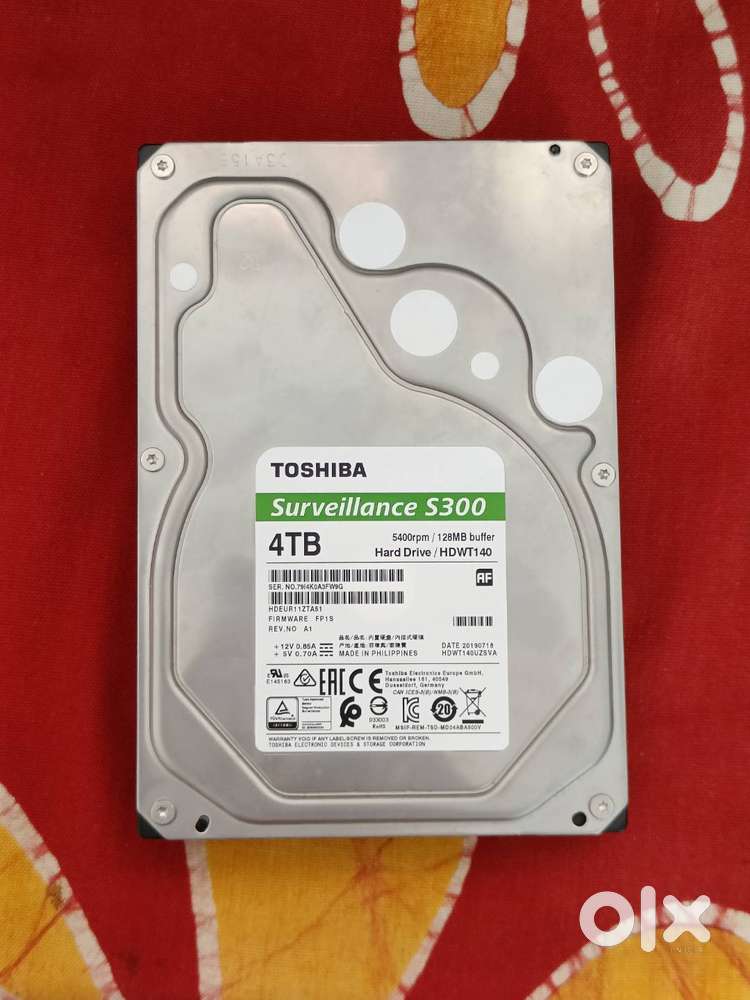 4 TB Sata Hardisk Toshiba Home used.
