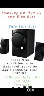 Samsung 2.1 home theatre