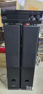 Yamaha Stereo amplifier and yamaha tower speakers