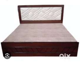 Offer price buy new double bed with box -5990/-Emi available