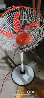 Pedestal fan new condition  soundproof high speed bullet faratta fan