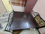 Metal king size bed